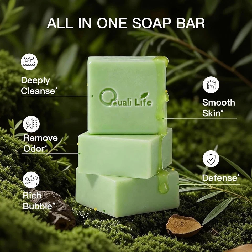 Tea Tree Soap - Gentle Relief Soap Bar for Antifungal with Tea Tree Oil - Addres